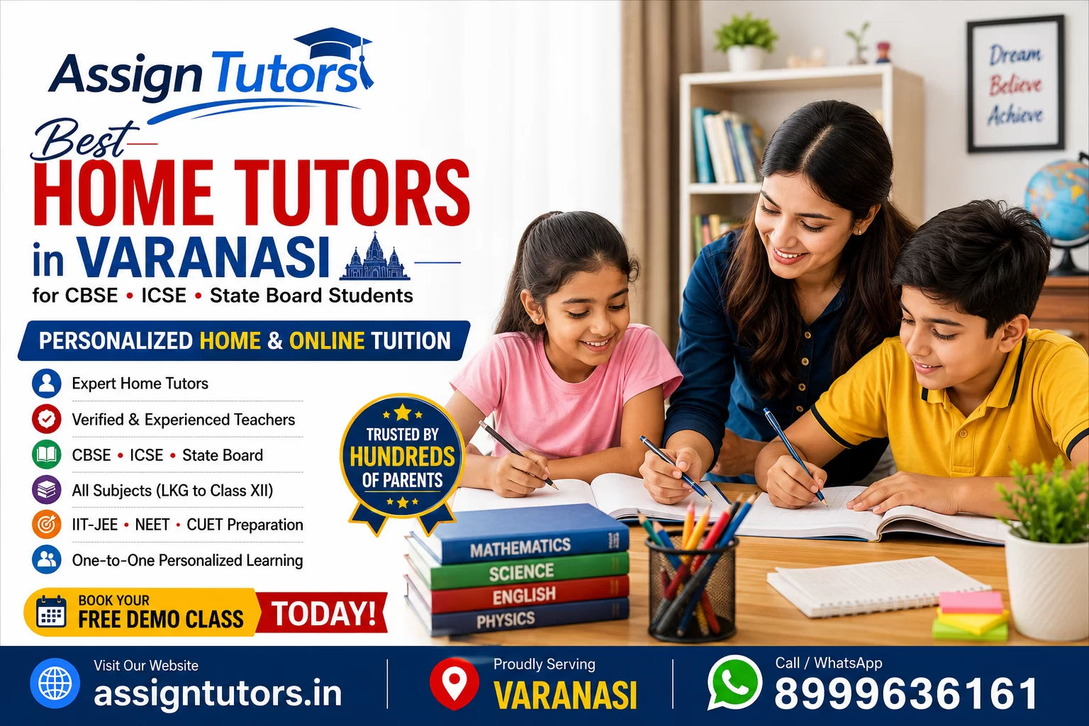 📚 Best Home Tutors in Varanasi | Assign Tutors